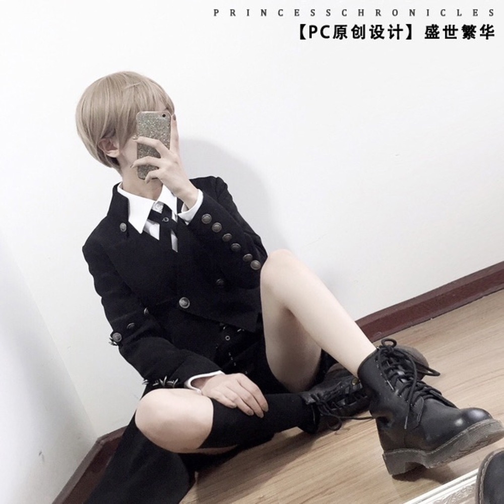 Gothic Lolita shirts blouse (white) shorts also available plz ask :)